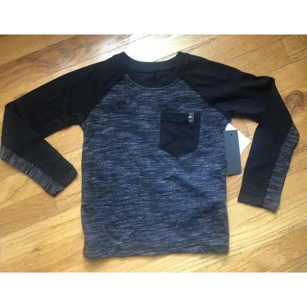 🆕 Buffalo David Bitton Size Black Long Sleeved Top